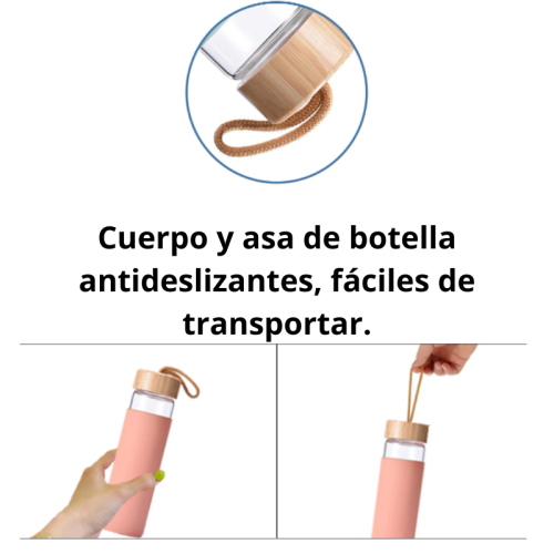 Botella de agua (500ML) Sustentable / Reutilizable - Imagen 4